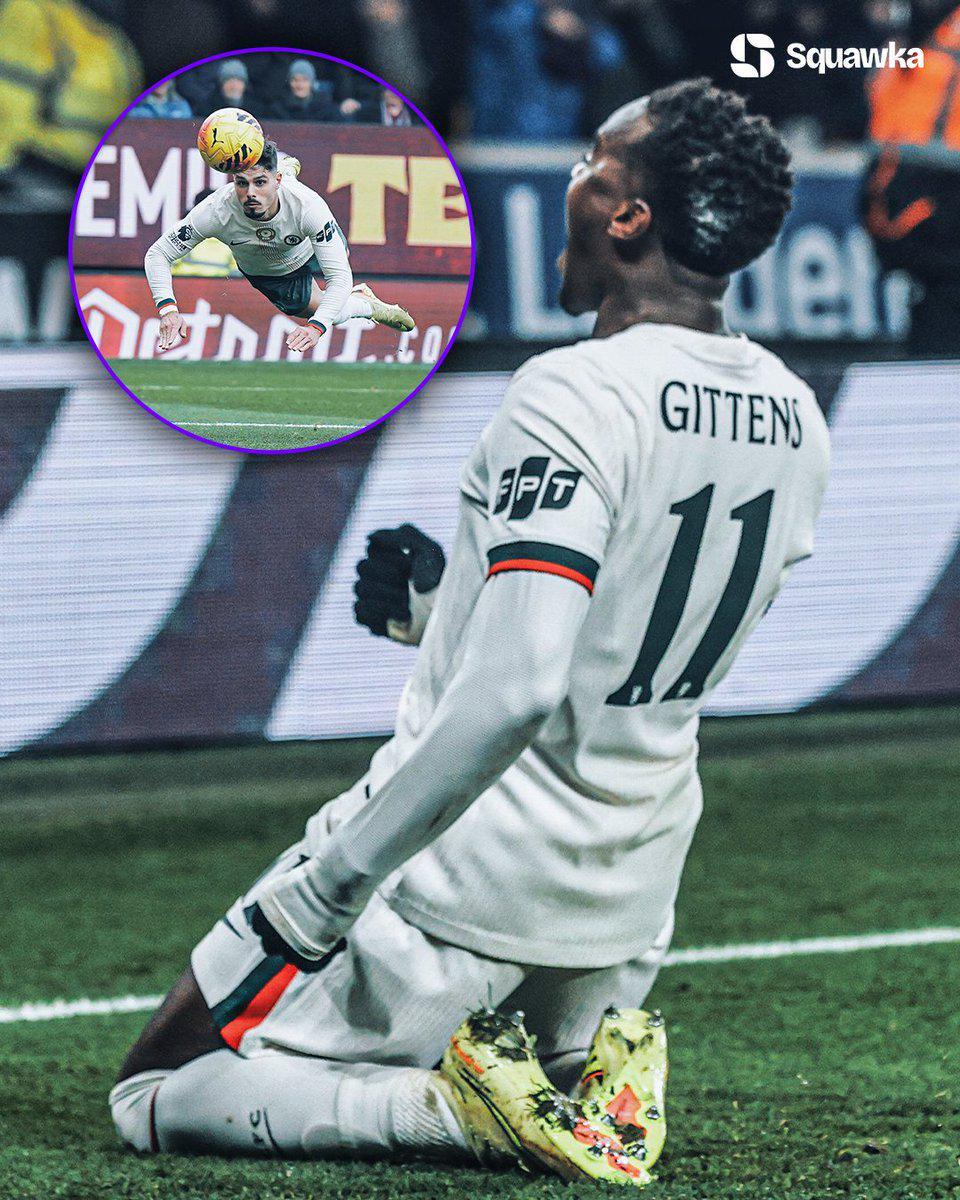 英超首次助攻，吉滕斯本赛季各项赛事助攻数为切尔西队内最多